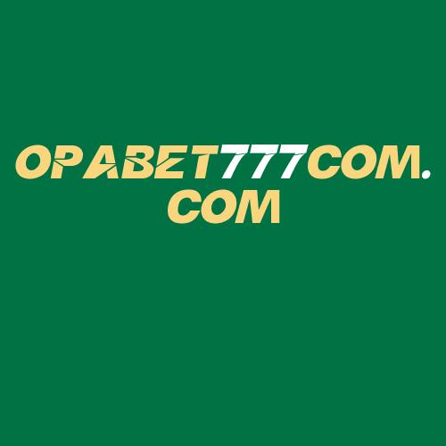 Logo da OPABET777COM